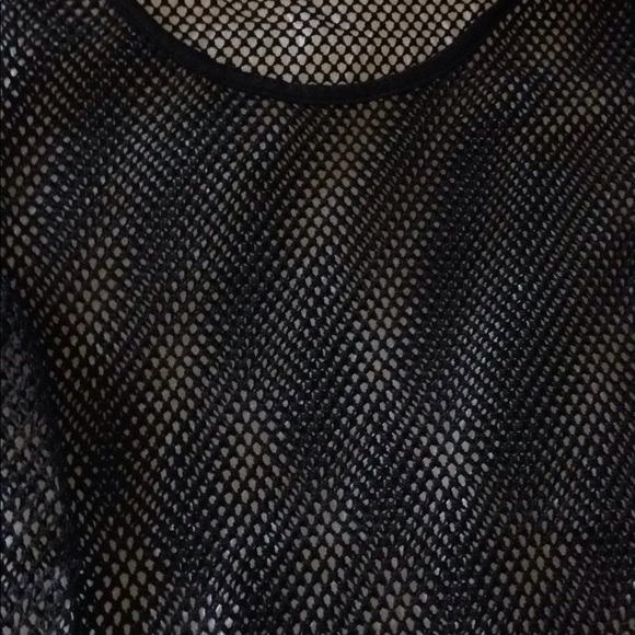 #67 Long sleeve full mesh bodysuit with a crew neck. - Picture 3 of 5